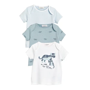 تی شرت آستین کوتاه نوزادی نکست مدل vj-1065 مجموعه سه عددی