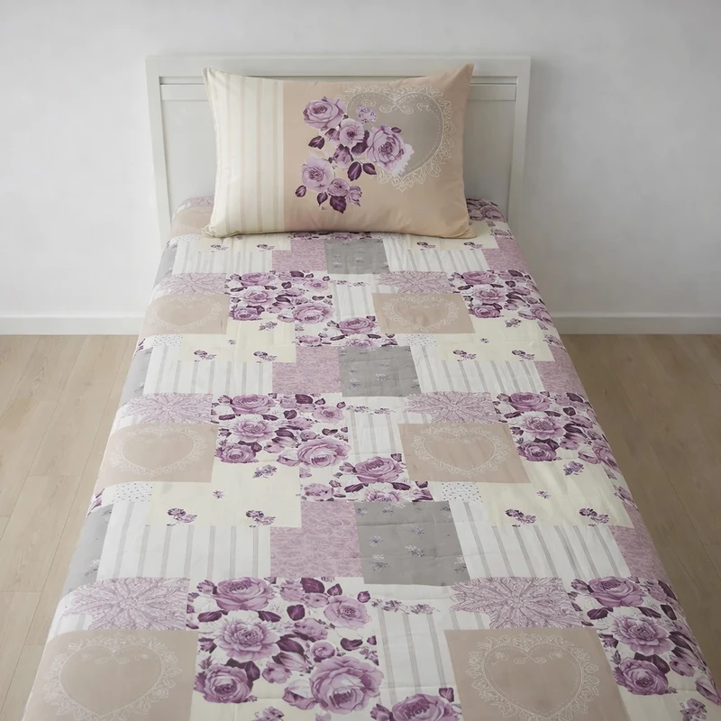 سرویس ملحفه 1 نفر 3 تکه هوبی مدل RACHEHE