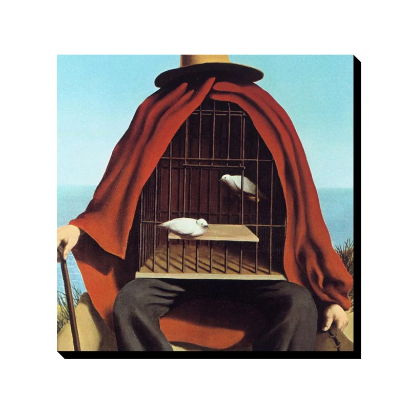 تابلو ترمه طراحان ایده طرح درمانگر از ماگریت کد art0445