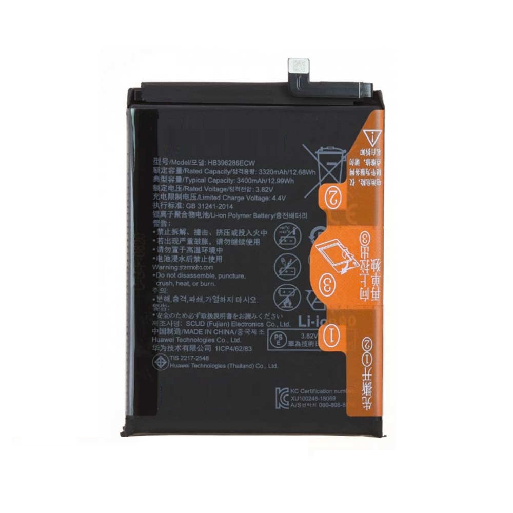 باتری موبایل مدل HB396286ECW ظرفیت 3400 میلی آمپر ساعت مناسب برای گوشی موبایل هوآوی P Smart 2019