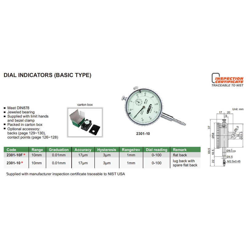 ساعت اندیکاتور اینسایز مدل 10-2301 ساعت اندیکاتور اینسایز مدل 10-2301
