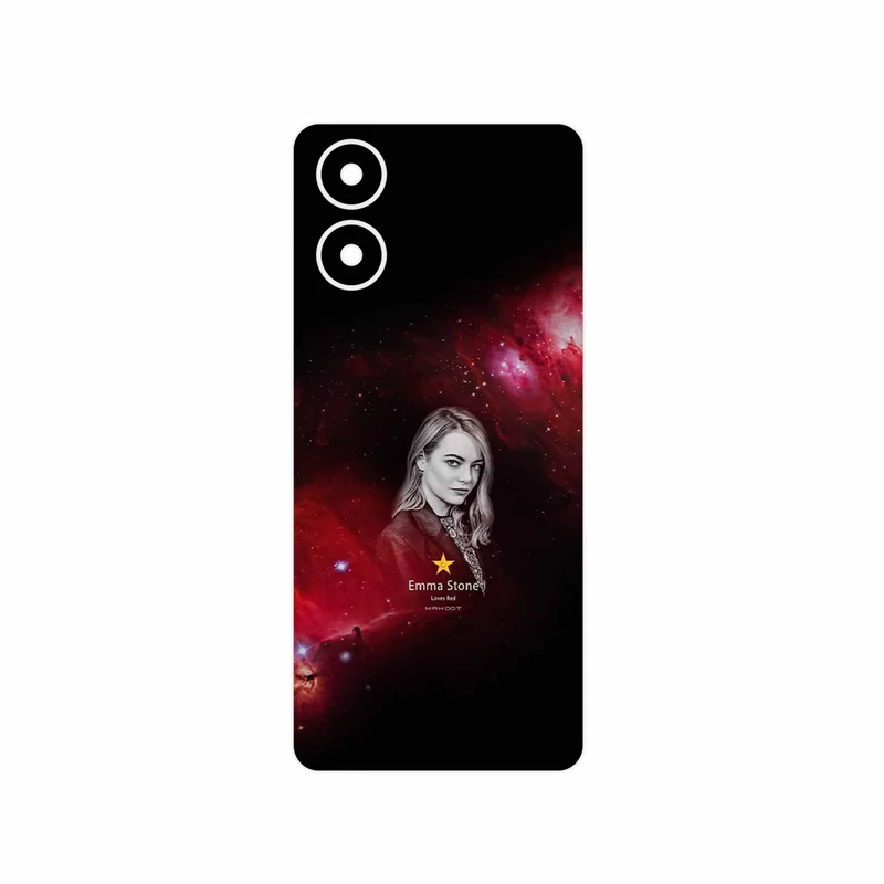 برچسب پوششی ماهوت مدل Emma Stone مناسب برای گوشی موبایل موتورولا Moto G04s