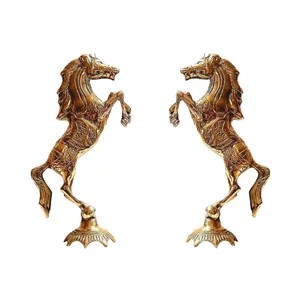 مجسمه مدل اسب پرشی دوطرفه مجموعه 2 عددی 