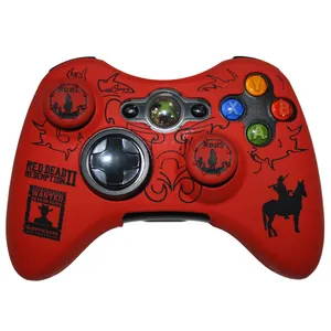 محافظ دسته بازی ایکس باکس 360 مدل red dead 002 به همراه روکش آنالوگ 