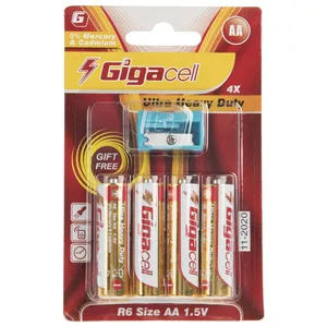 باتری قلمی گیگاسل مدل Ultra Heavy Duty بسته 4 عددی