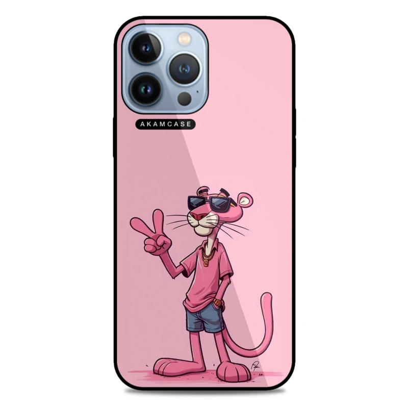 کاور آکام مدل AMC-WA13PROMAX-PINK PANTHER10 مناسب برای گوشی موبایل اپل iPhone 13 Pro Max