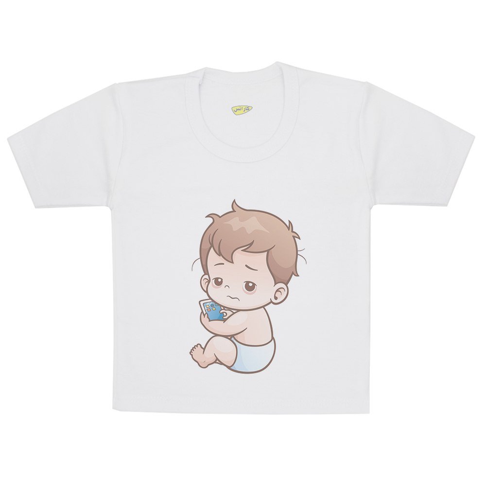 تی شرت آستین کوتاه نوزادی کارانس مدل TSB-3019