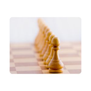 ماوس پد اطلس آبی طرح مهره شطرنج  مدل T7413