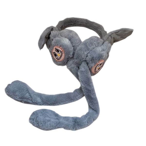 گوش گیر زمستانی بچگانه مدل پمپی متحرک صدادار طرح لبوبو 