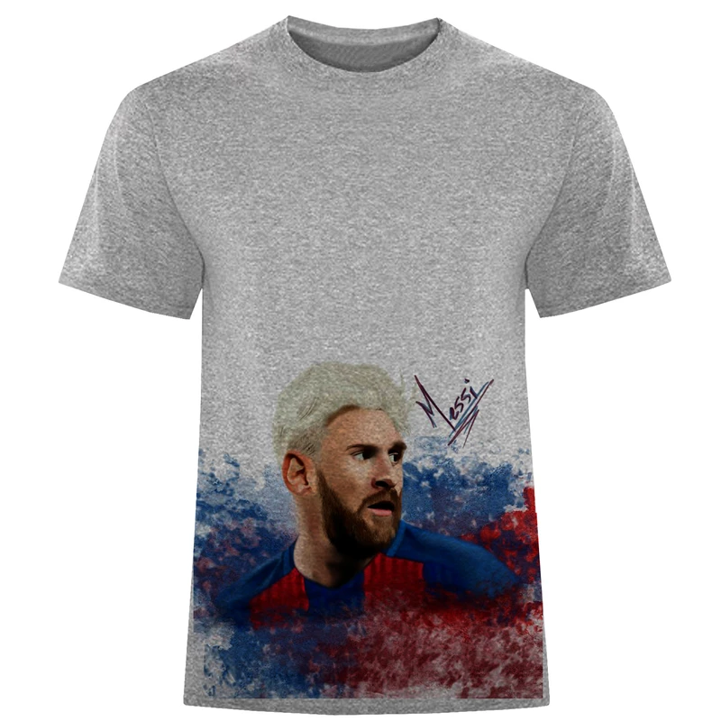 تی شرت آستین کوتاه مردانه مدل مسی F1007