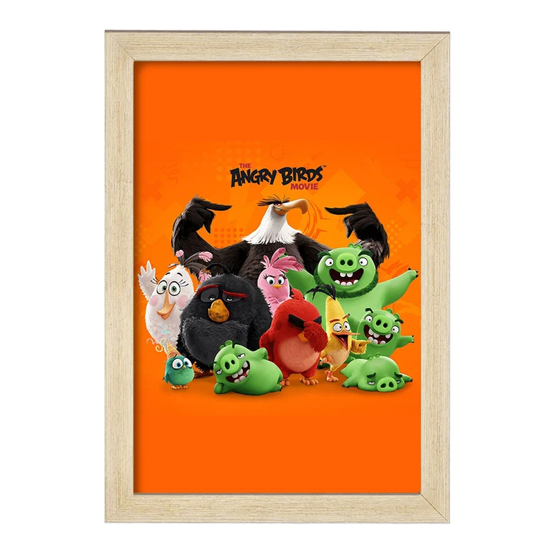تابلو خندالو مدل پرندگان خشمگین Angry Birds  کد 13873