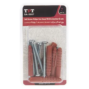 TPT SA-5007 Self Screw And Rawlplug Pack Of 7 PCS