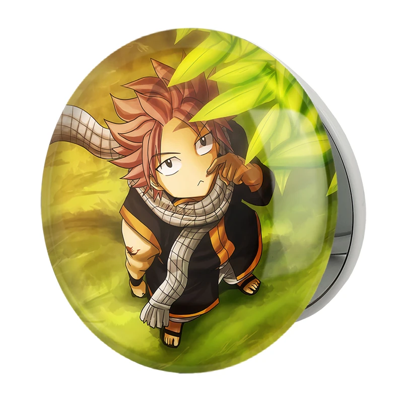 آینه جیبی خندالو طرح ناتسو انیمه فری تیل Fairy Tail مدل تاشو کد 16474 