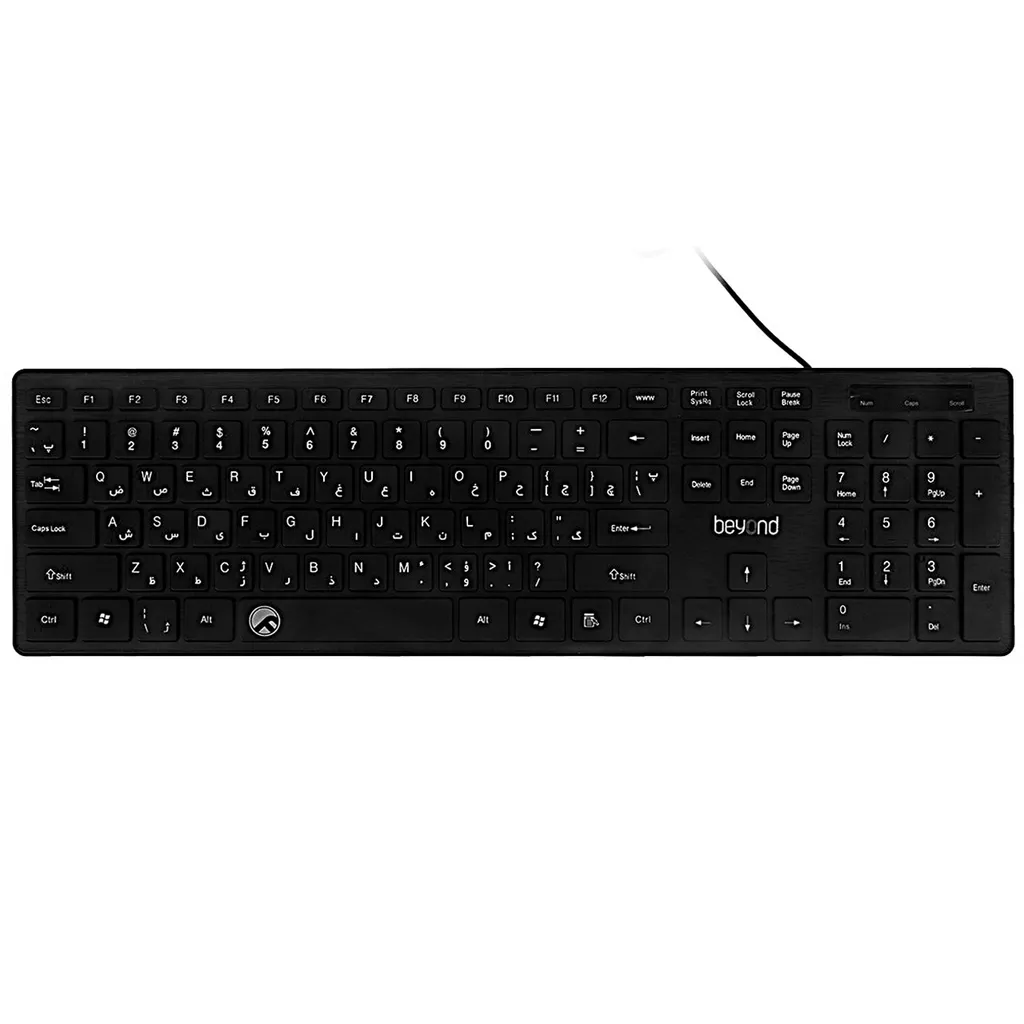 کیبورد بیاند مدل FCR-3880 با حروف فارسی