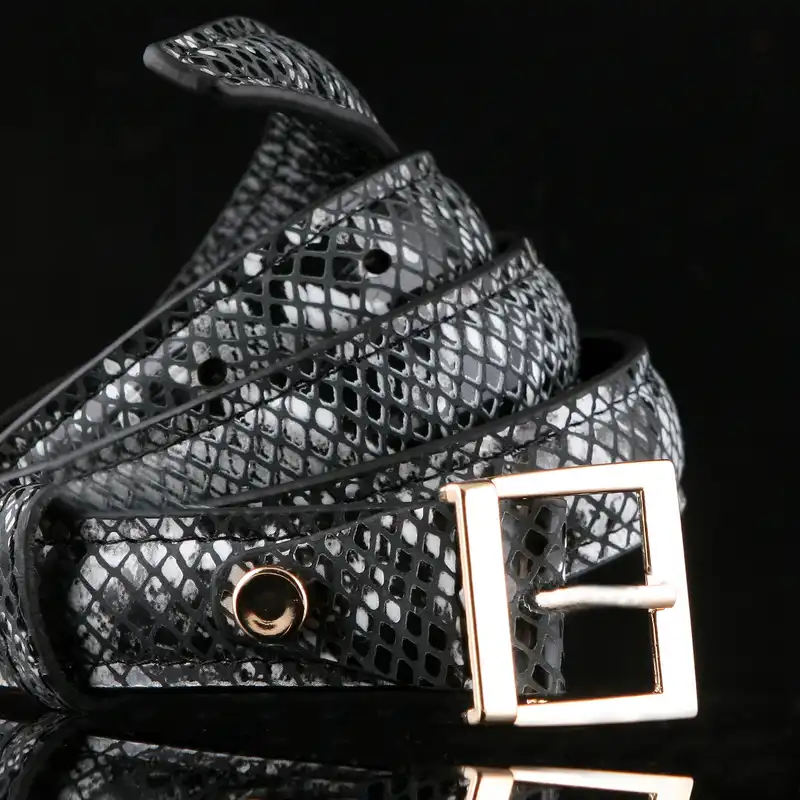 کمربند زنانه چرم یلسان مدل مدل آتیس کد RTL-052-msk