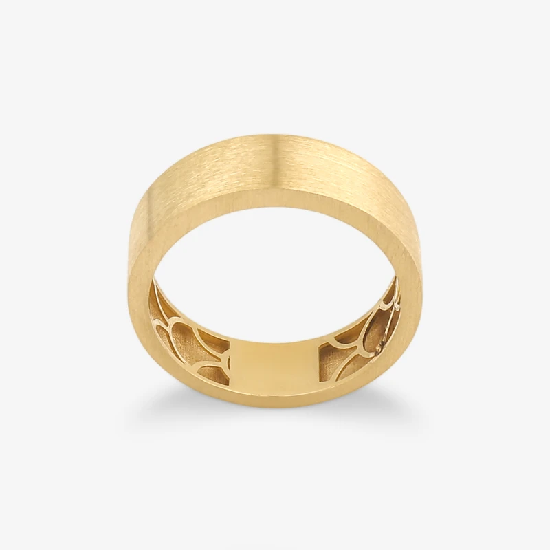 انگشتر طلا 18 عیار زنانه گلدم مدل R353004