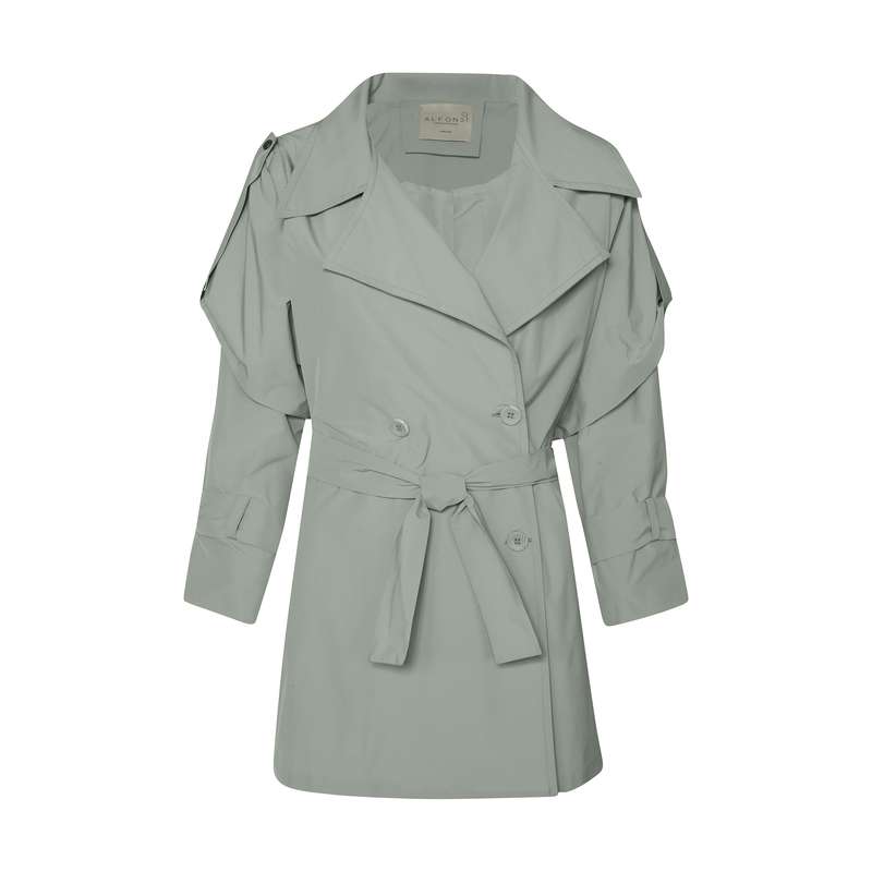 بارانی زنانه آلفونسی مدل W2114020RC-GREEN