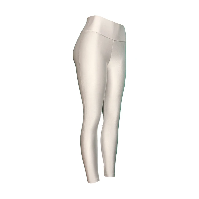 عکس شماره 7 : لگینگ زنانه رویین تن مدل براق کرم