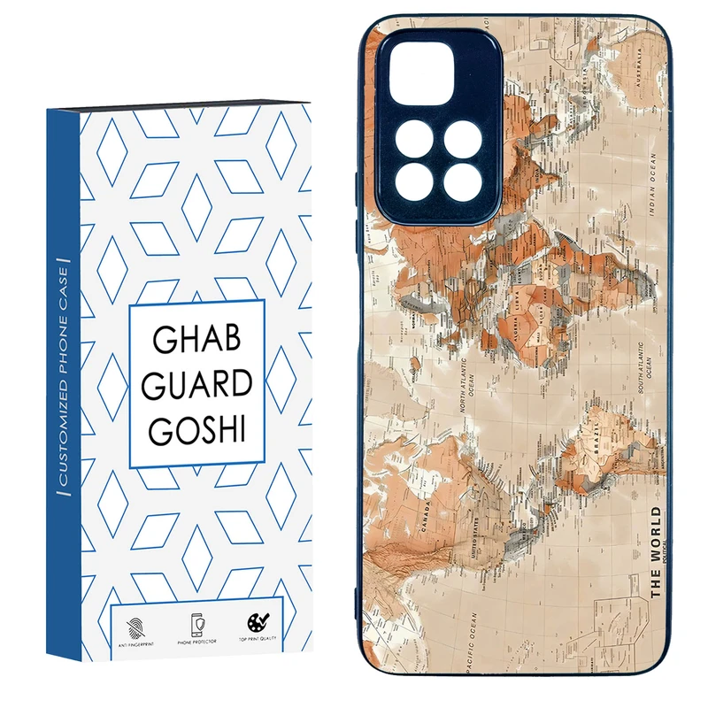 کاور قاب گارد گوشی طرح نقشه کد TPU-081 مناسب برای گوشی موبایل شیائومی Redmi Note 11 Pro Plus 5G