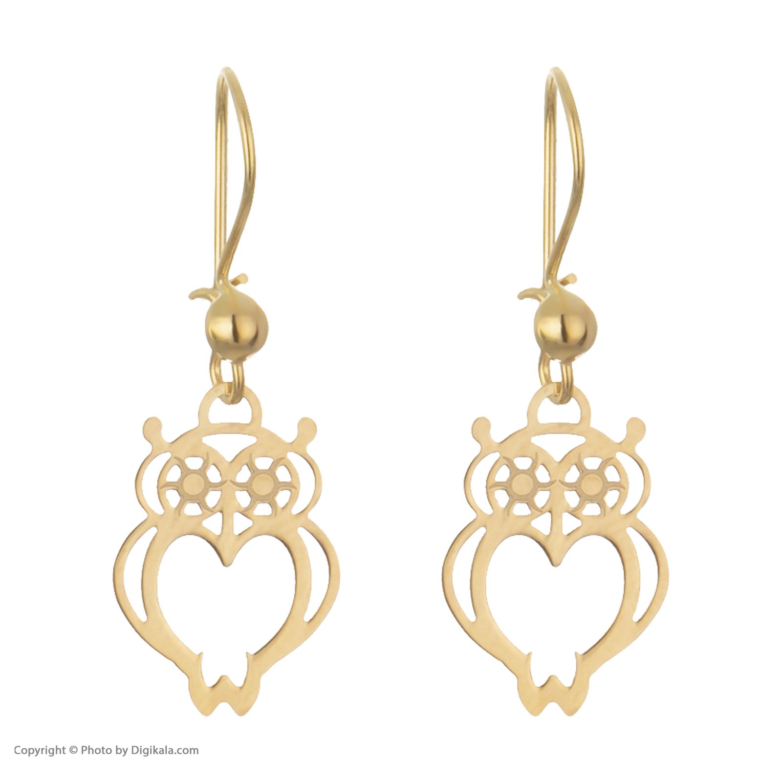 نیم ست طلا 18 عیار دخترانه مایا ماهک مدل MS0548 - - 3