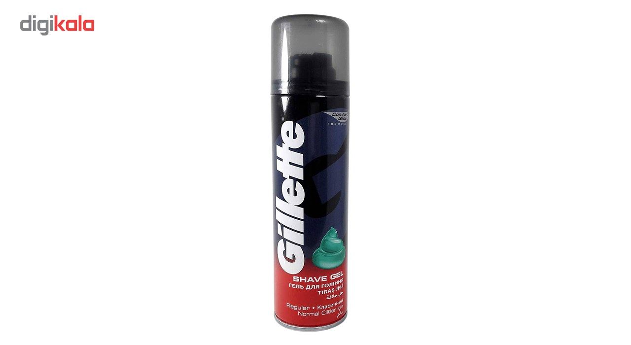 ژل اصلاح ژیلت سری Regular Gel 200 Ml -  - 4