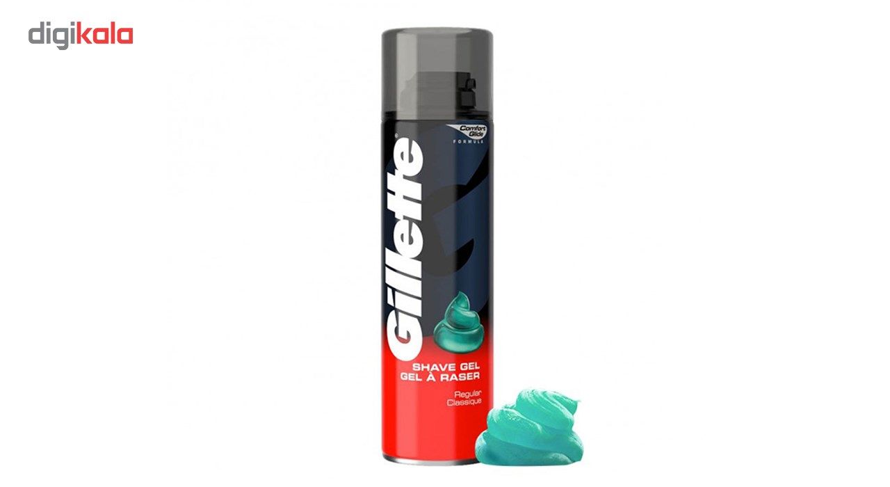 ژل اصلاح ژیلت سری Regular Gel 200 Ml -  - 5