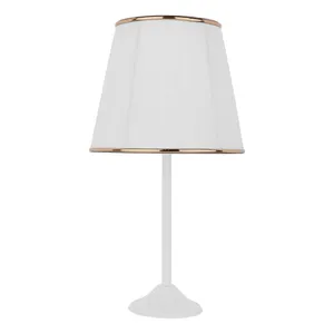 آباژور رومیزی نورهام مدل NHM-WHITESILVERY-15