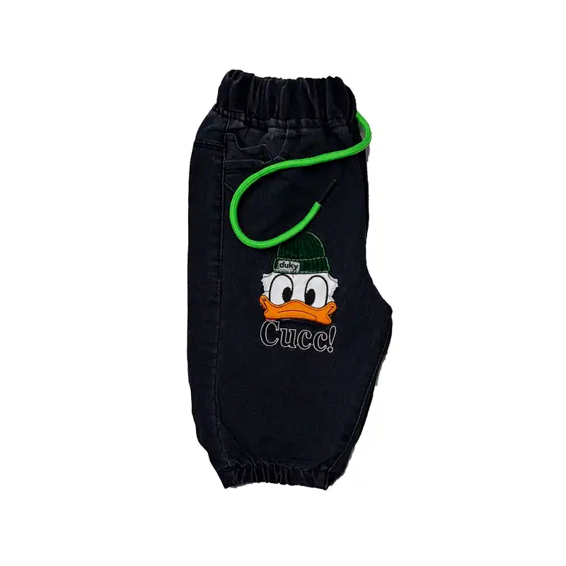 شلوارک جین پسرانه مدل دنل داک اردکی کد 1249