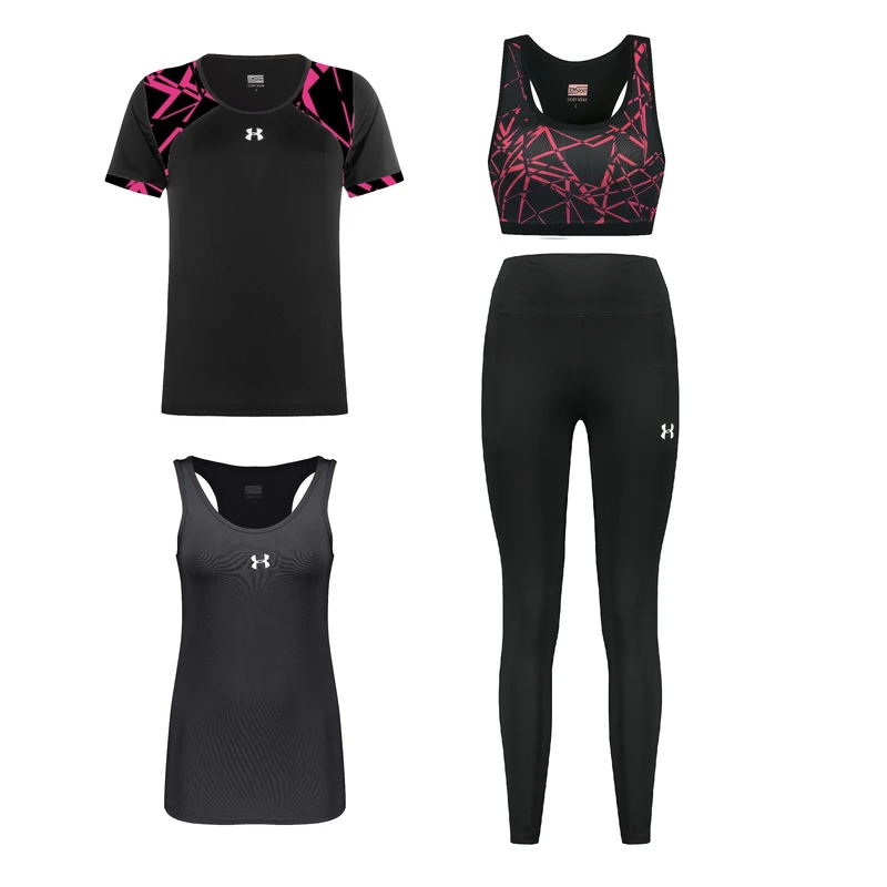 ست چهار تکه لباس ورزشی زنانه مدل 1902-7202-4104-9101