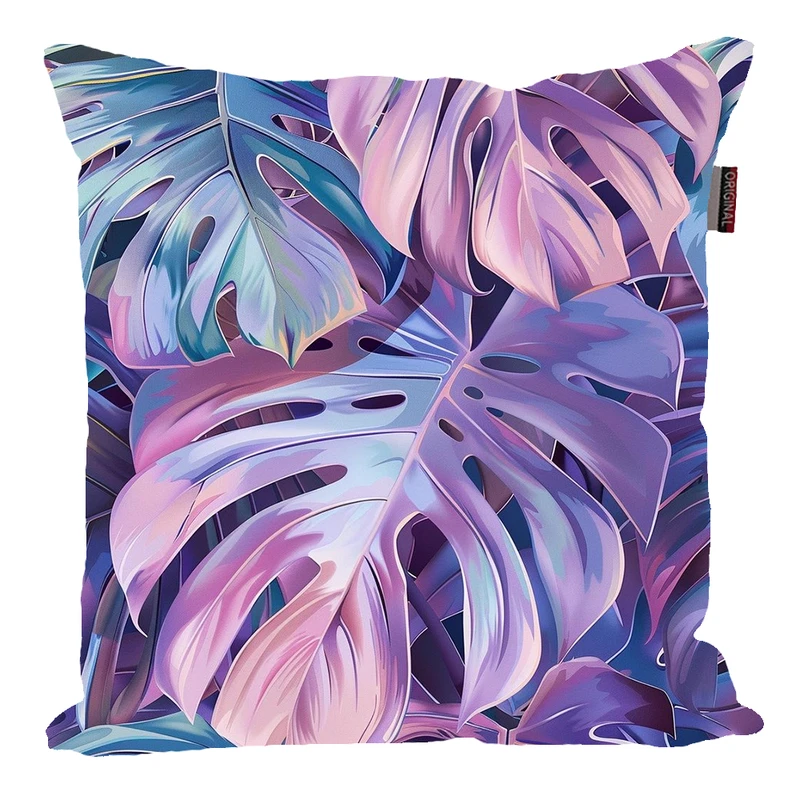 کوسن پاد آفرین مدل فانتزی طرح گل و برگ کد PK30621