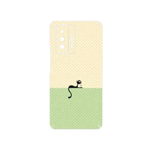 MAHOOT Minimal Internet Cat Icon Cover Sticker for Xiaomi 11T 5G