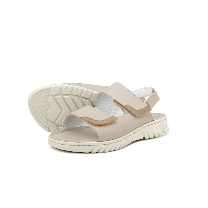 صندل زنانه بهشتیان مدل آسنا رنگ نسکافه ای