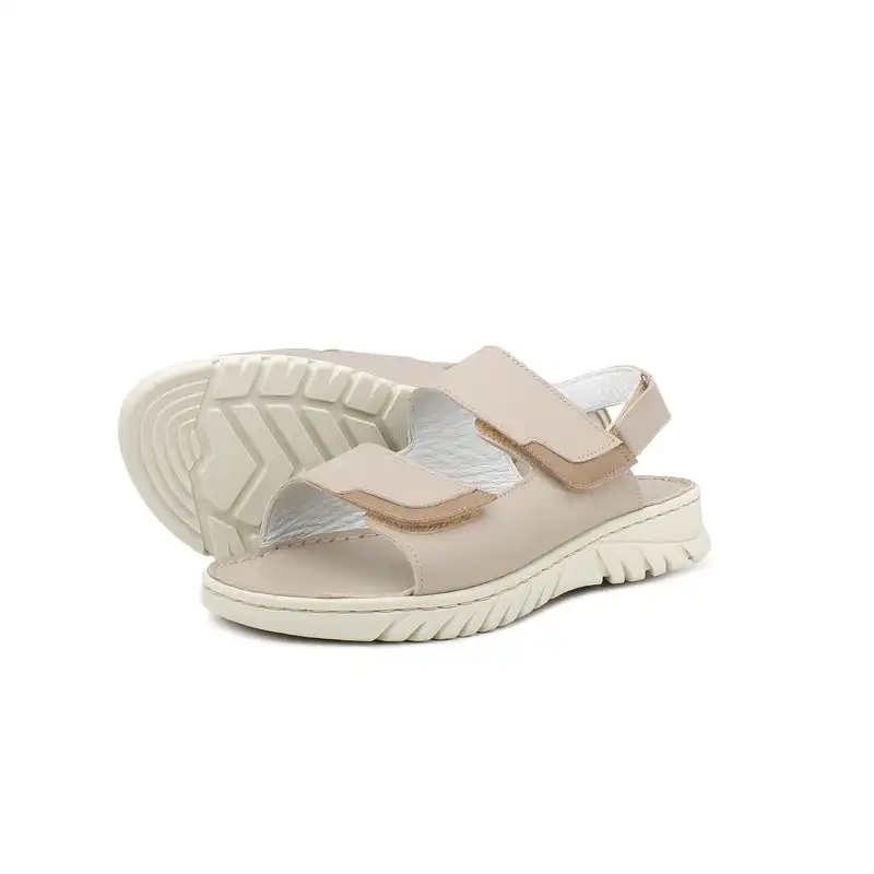 صندل زنانه بهشتیان مدل آسنا رنگ نسکافه ای