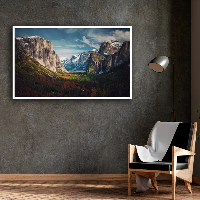 تابلو نوری بکلیت طرح طبیعت زیبای تابستانی مدل W-D1301