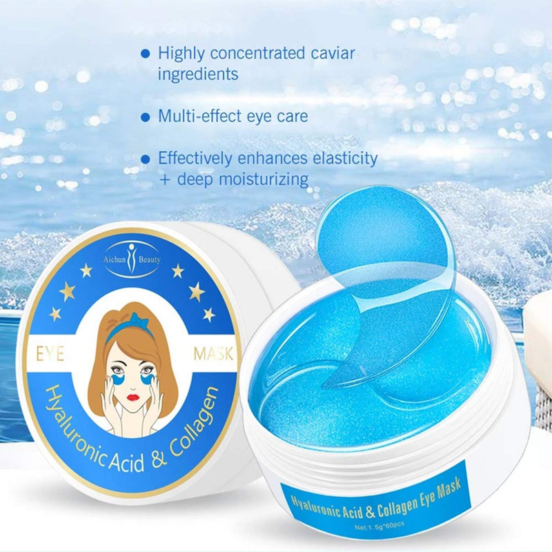 ماسک زیر چشم آیچون بیوتی مدل هیلارونیک اسید و کلاژن وزن 90 گرم بسته 60 عددی ماسک زیر چشم آیچون بیوتی مدل هیلارونیک اسید و کلاژن وزن 90 گرم بسته 60 عددی