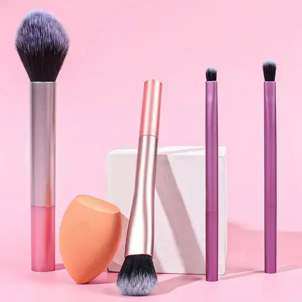 ست برس و پد آرایشی مدل DMS  مجموعه 5 عددي