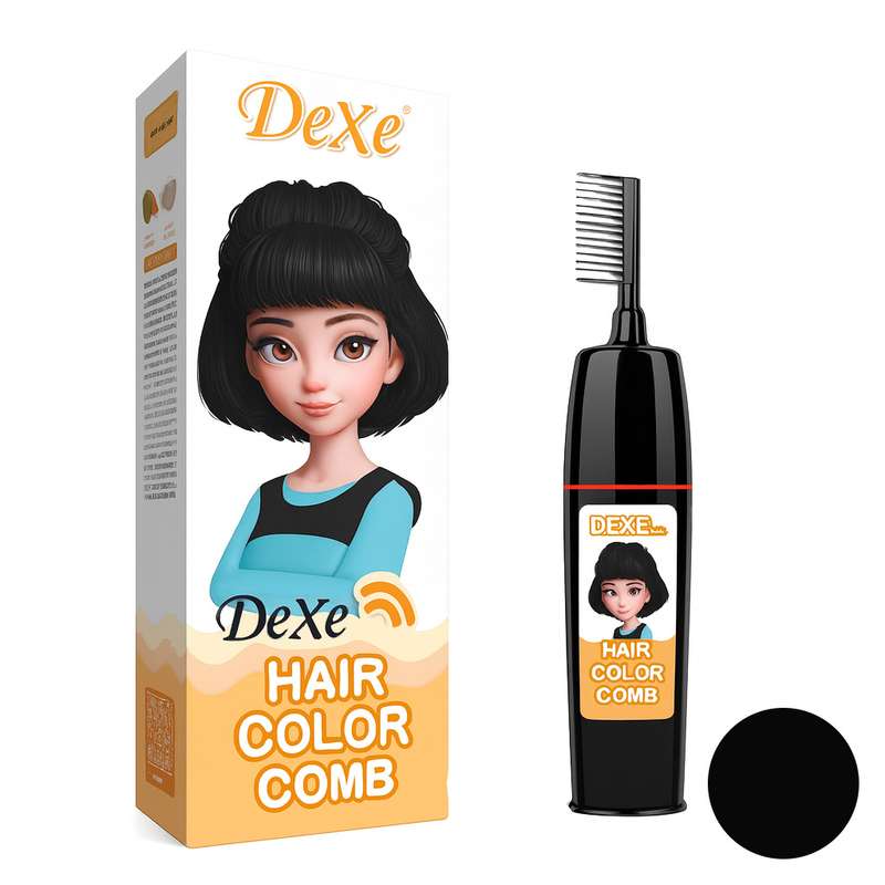 فوم رنگ مو موقت دکسی مدل Comb حجم 200 میلی لیتر رنگ مشکی فوم رنگ مو موقت دکسی مدل Comb حجم 200 میلی لیتر رنگ مشکی