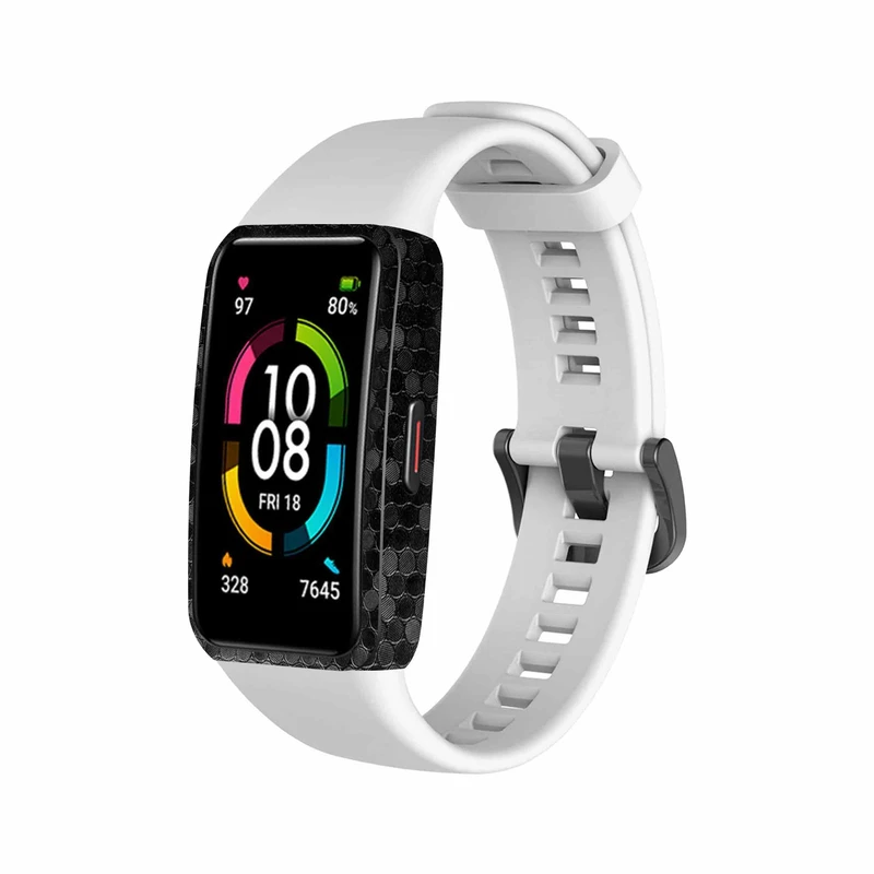  برچسب ماهوت طرح Honey-Comb-Circle مناسب برای ساعت هوشمند هوآوی band 6