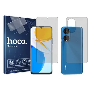 Hoku matte screen protector HyMTT model suitable for the Honor X7 mobile phone along with the back of the phone