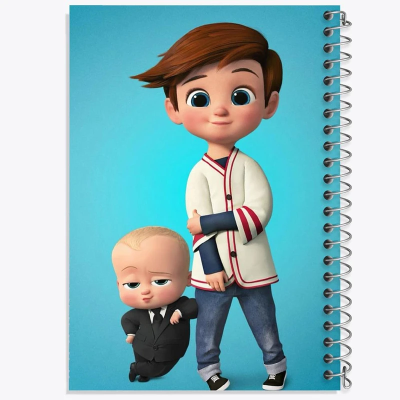 دفتر نقاشی 50 برگ خندالو مدل بچه رئیس Boss Baby کد 10329