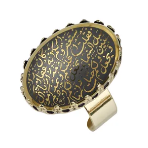 انگشتر زنانه مدل حدید آیه ای از سوره نوح کد 78521