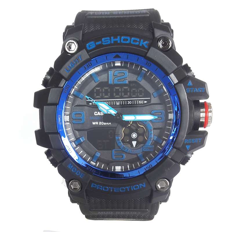 ساعت مچی دیجیتال مردانه مدل G-SH 1199 / ME-AB به همراه دستمال مخصوص نانو برند کلیر واچ