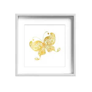 تابلو طلاکوب زرکات طرح پروانه مدل Butterfly