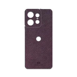 MAHOOT Purple-Leather Cover Sticker for Motorola Edge 50 Pro