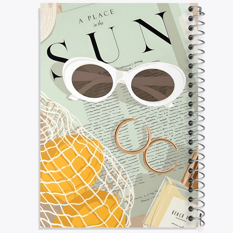 دفتر ژورنال نویسی 50 برگ خندالو مدل نقطه ای طرح دخترانه کد N2698