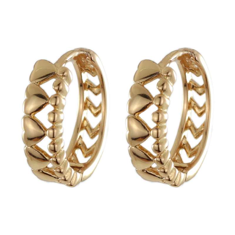 گوشواره زنانه ژوپینگ مدل قلب کد U85 گوشواره زنانه ژوپینگ مدل قلب کد U85