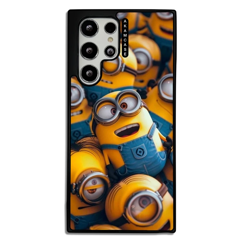 کاور آکام مدل AMC-WSGS22U-MINIONS1 مناسب برای گوشی موبایل سامسونگ Galaxy S22 Ultra