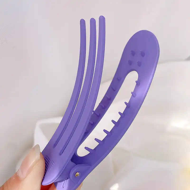 گیره مو زنانه مدل انبری بزرگ مات