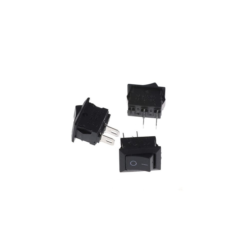 کلید راکر مدل 2 پایه KCD1-11 بسته 10 عددی کلید راکر مدل 2 پایه KCD1-11 بسته 10 عددی