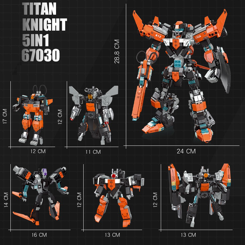 ساختنی ژی استار  مدل  Titan Knight کد 67030